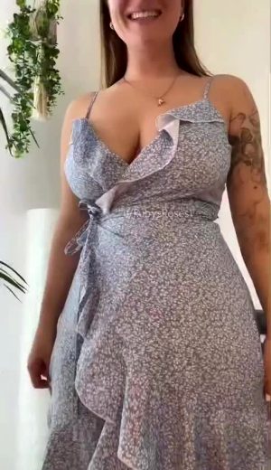 From Sundressed To Nude In Record Timing!