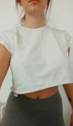 Girls In School Used To Make Fun Of My Tits Being Too Big For My Age And Size. Do You Think They Would Be Jealous Of Them Now?