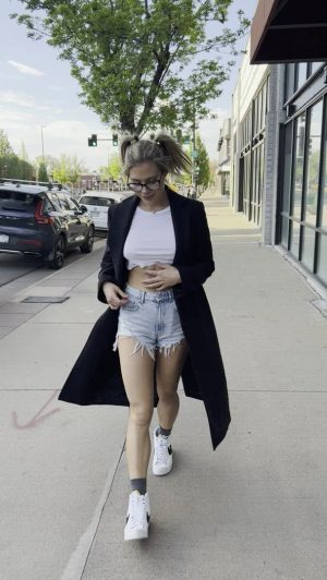 Showing The Goods In The Street (: