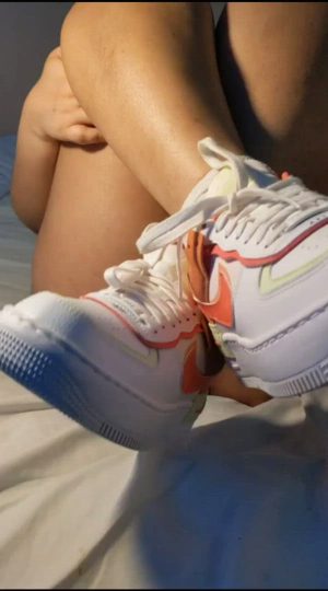 The Sneakers Stay On ;)