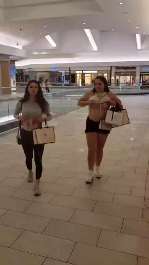 Wanna Titty Fuck Us In The Mall?